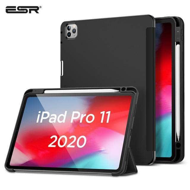 ESR iPad Pro 11 2020 Pencil Holder Smooth Back Smart Case - CaseBuddy