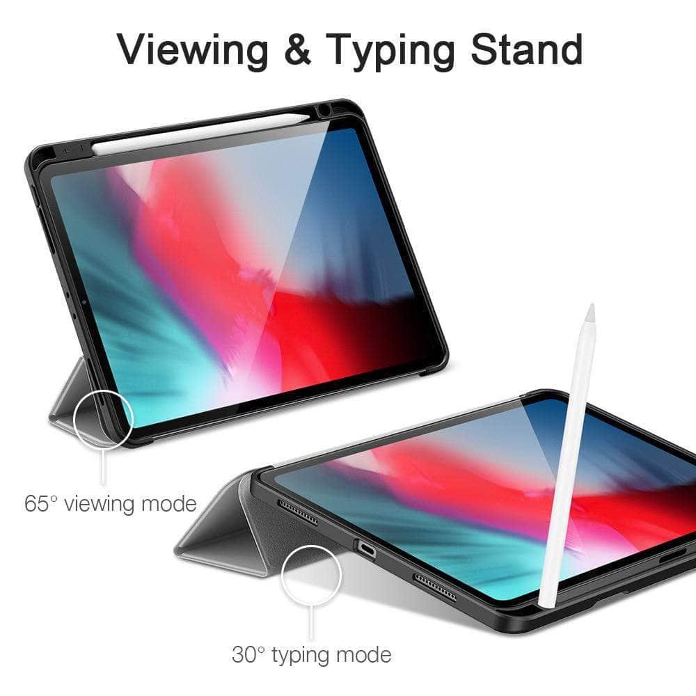 ESR iPad Pro 11 2020 Pencil Holder Smooth Back Smart Case - CaseBuddy