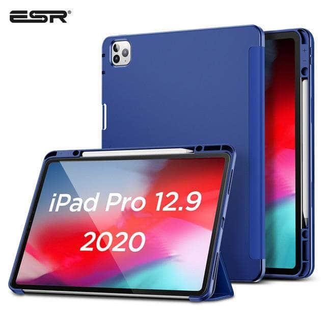 ESR iPad Pro 11 2020 Pencil Holder Smooth Back Smart Case - CaseBuddy