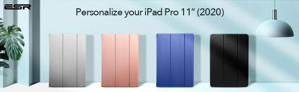 ESR iPad Pro 11 2020 Pencil Holder Smooth Back Smart Case - CaseBuddy