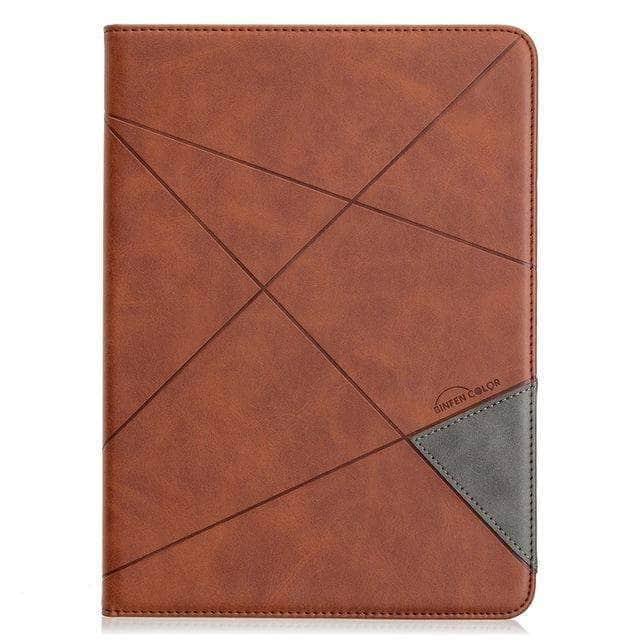 CaseBuddy Australia Casebuddy Brown iPad Pro 11 2020 Smart PU leather Card Stand Case