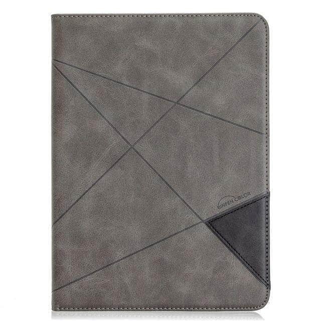 CaseBuddy Australia Casebuddy Gray iPad Pro 11 2020 Smart PU leather Card Stand Case