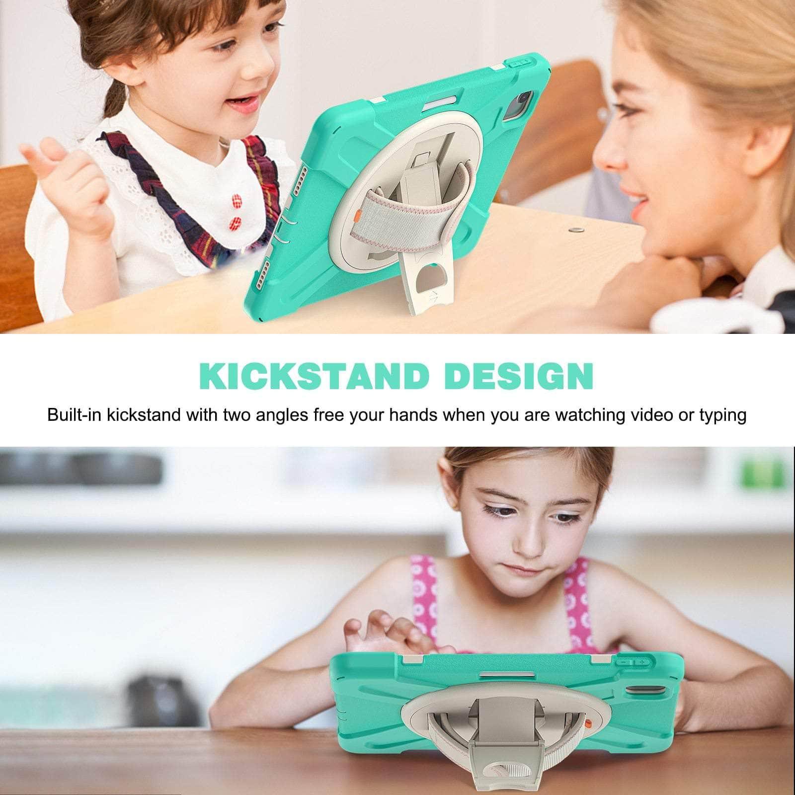 CaseBuddy Australia Casebuddy iPad Pro 11 2021 Pencil Holder Kids Heavy Duty 360 Case