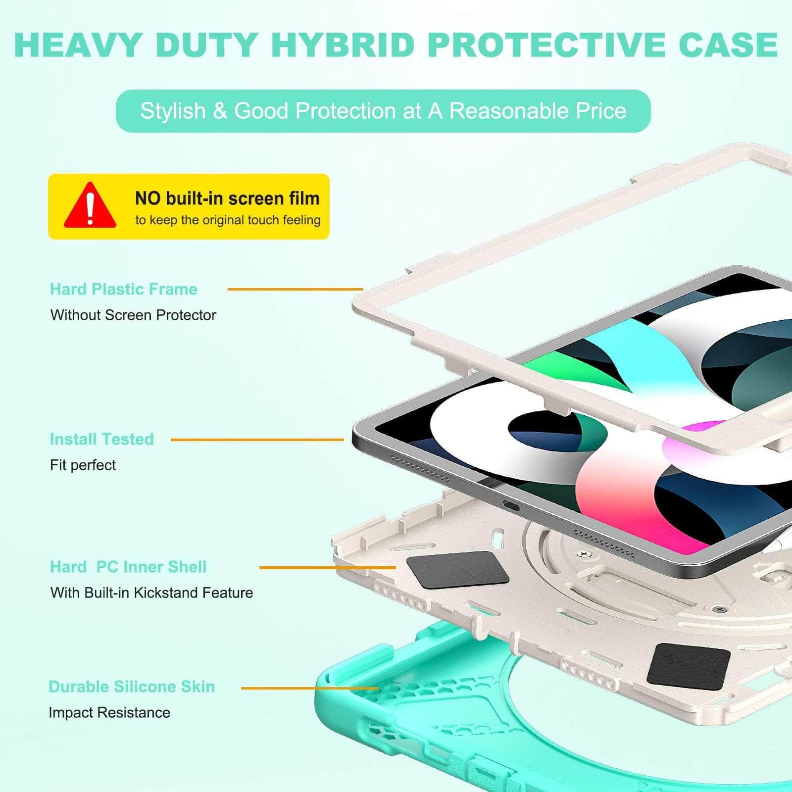 CaseBuddy Australia Casebuddy iPad Pro 11 2021 Pencil Holder Kids Heavy Duty 360 Case