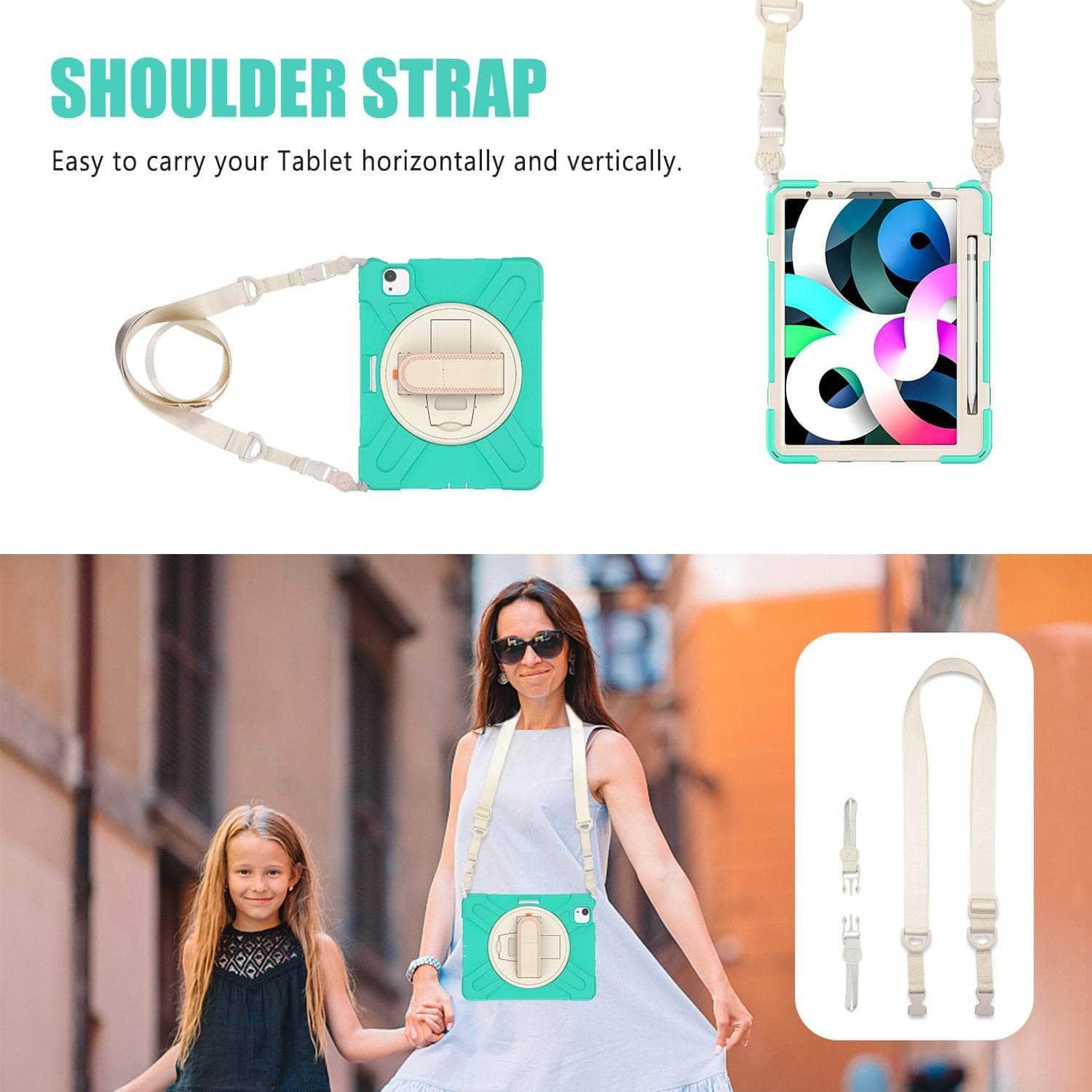 CaseBuddy Australia Casebuddy iPad Pro 11 2021 Pencil Holder Kids Heavy Duty 360 Case