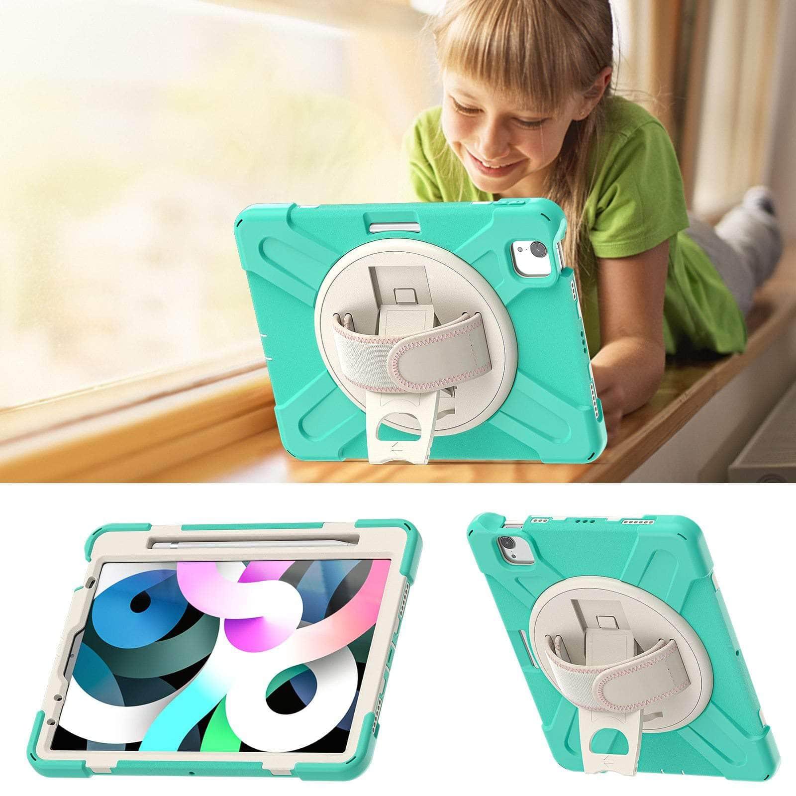 CaseBuddy Australia Casebuddy iPad Pro 11 2021 Pencil Holder Kids Heavy Duty 360 Case