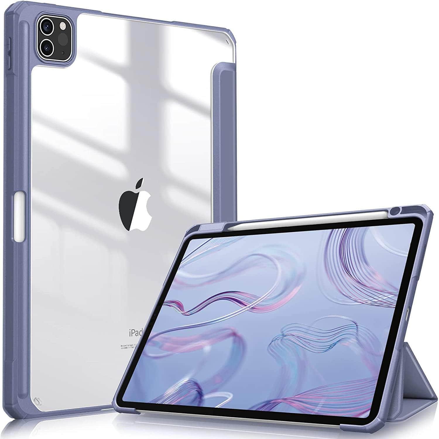 Casebuddy Lilac Purple / iPad Pro 11 2022 iPad Pro 11 2022 Apple Pencil Holder Charging Cover