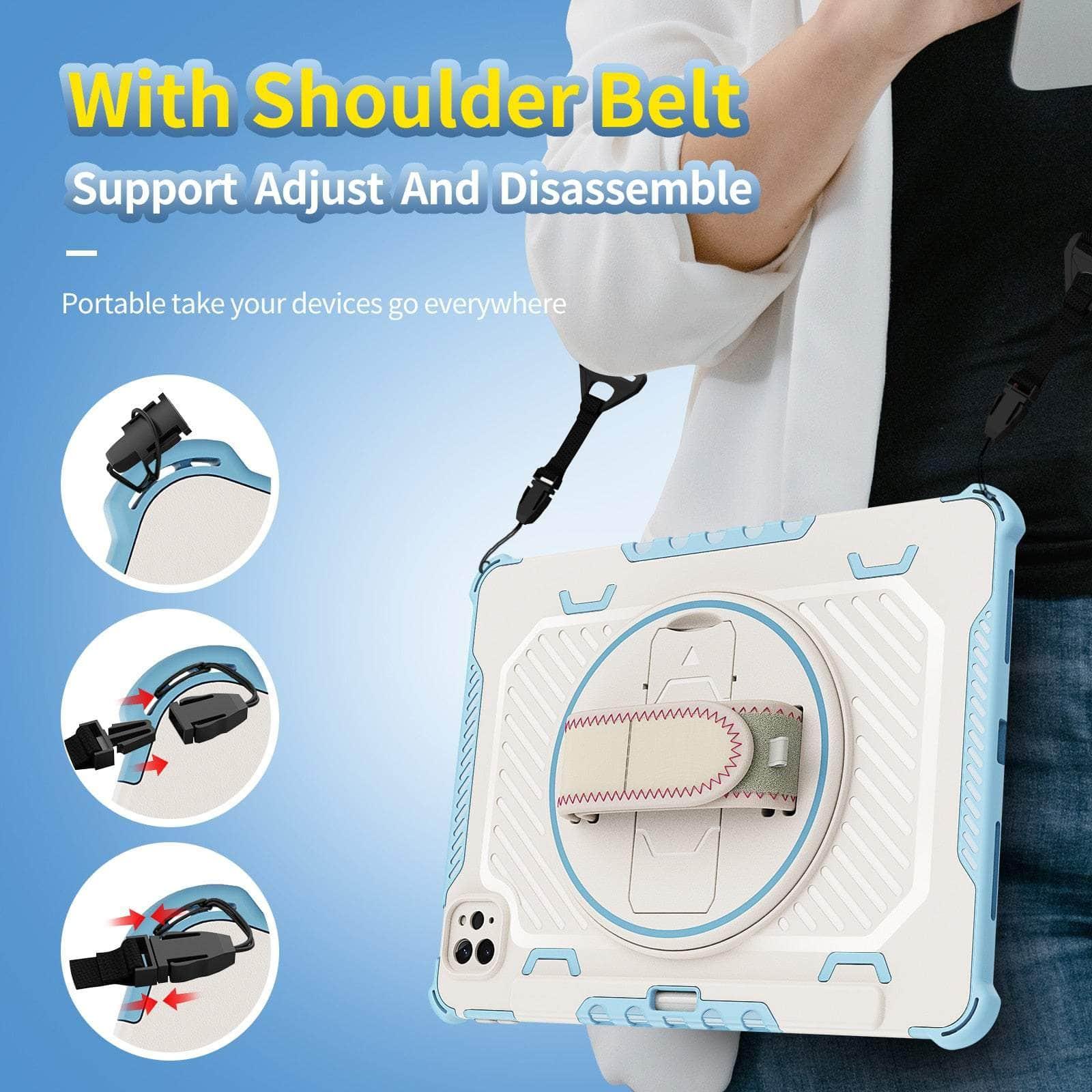 Casebuddy iPad Pro 11 2022 Full-Body Rugged Kickstand Cover