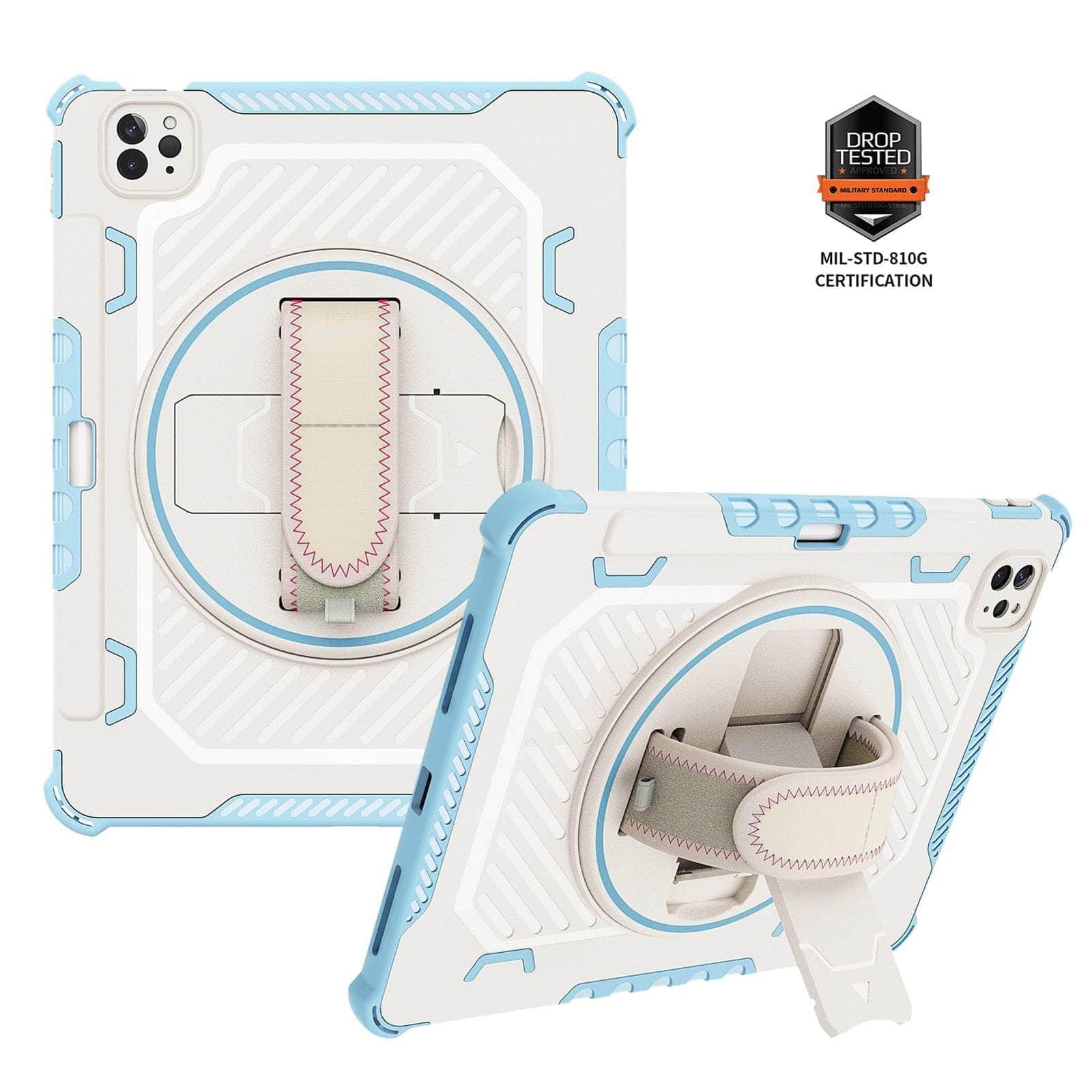 Casebuddy light blue / iPad Pro 11 2022 iPad Pro 11 2022 Full-Body Rugged Kickstand Cover