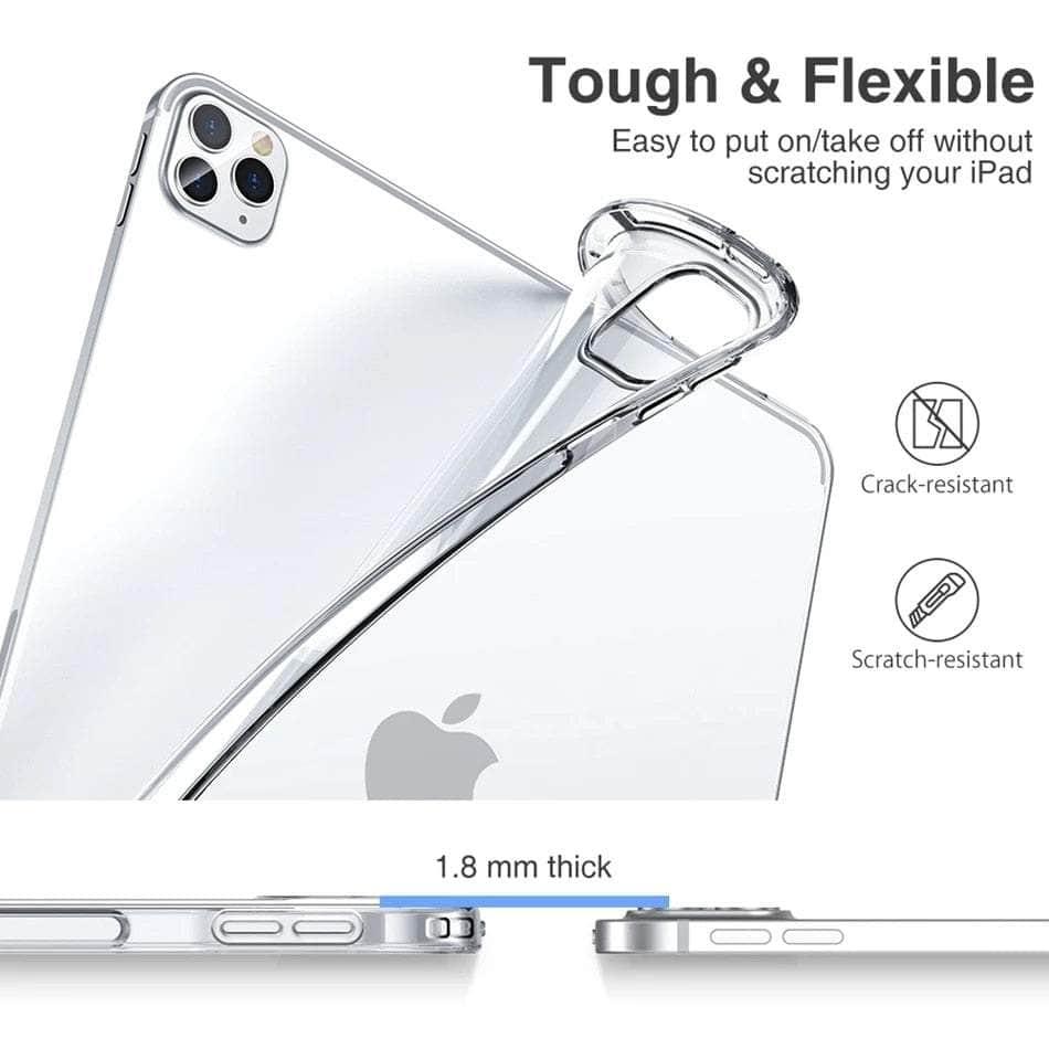 Casebuddy iPad Pro 11 2022 Silicone Clear Cover