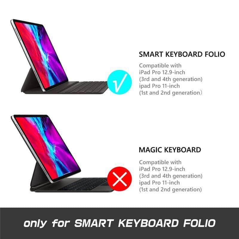 CaseBuddy Australia Casebuddy iPad Pro 11 Case (2020) Smart Keyboard Folio Halo Hybrid Cover