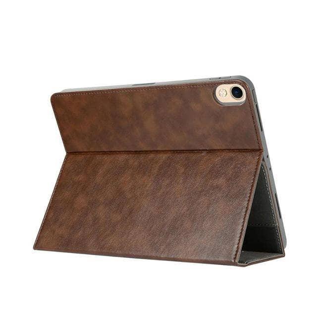 iPad pro 11 Luxury Leather Look Silicone Lining Case - CaseBuddy