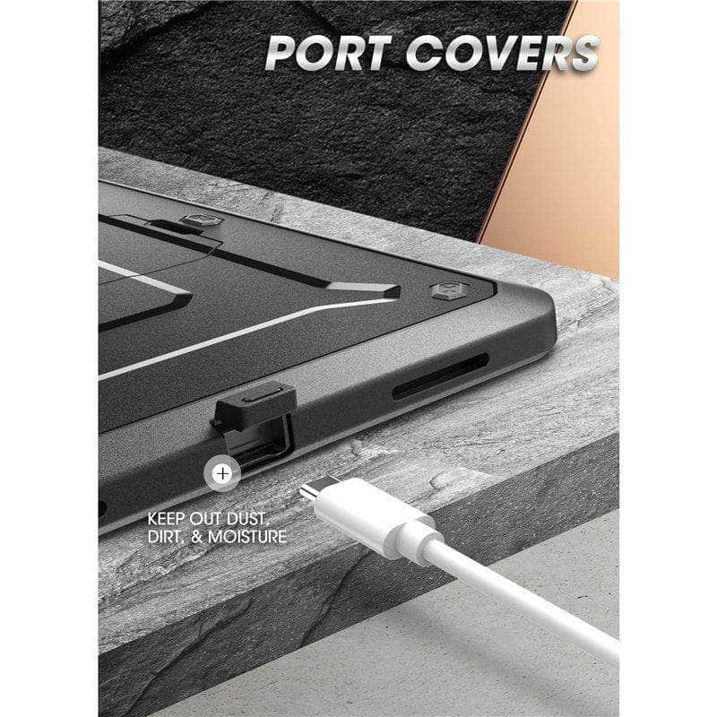 CaseBuddy Australia Casebuddy Black iPad Pro 12.9 (2020) SUPCASE UB Pencil Charging Built-in Screen Protector Full-Body Rugged Case