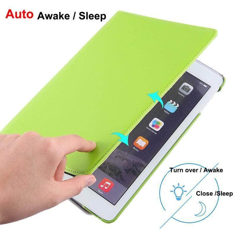 iPad Pro 12.9 2020360 Degree Rotating PU Leather Smart Auto Sleep Awake Case - CaseBuddy