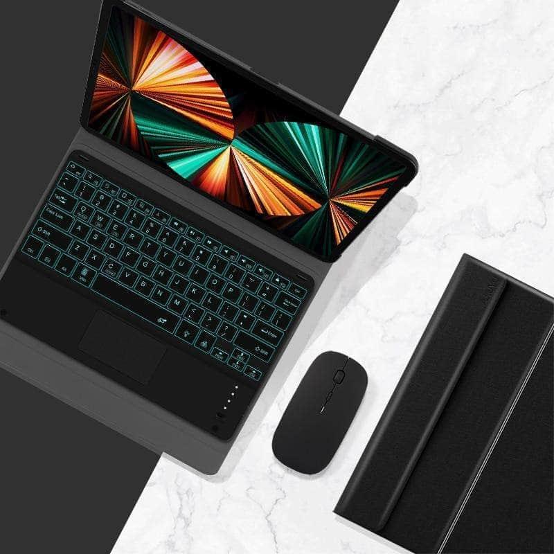 CaseBuddy Australia Casebuddy iPad Pro 12.9 2021 Backlit Keyboard Case