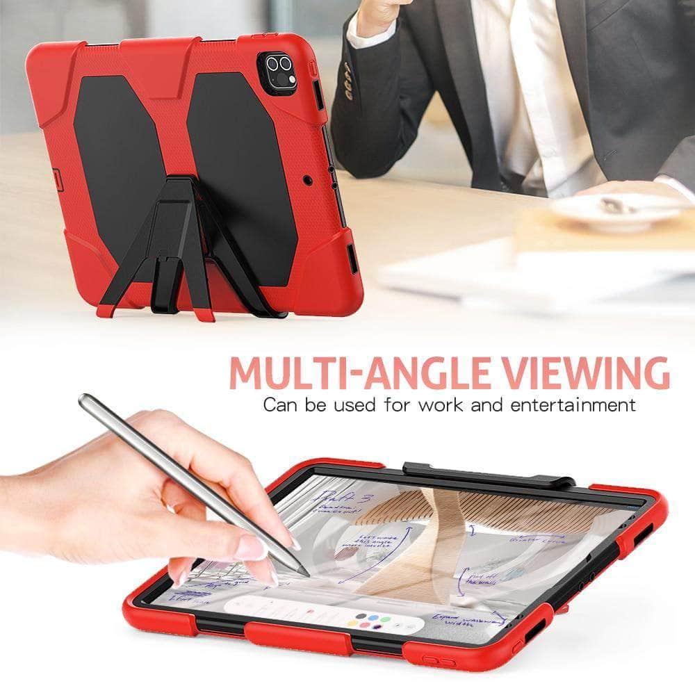 CaseBuddy Australia Casebuddy iPad Pro 12.9 2021 Tough Box Shockproof Thick Silicone Rugged Cover