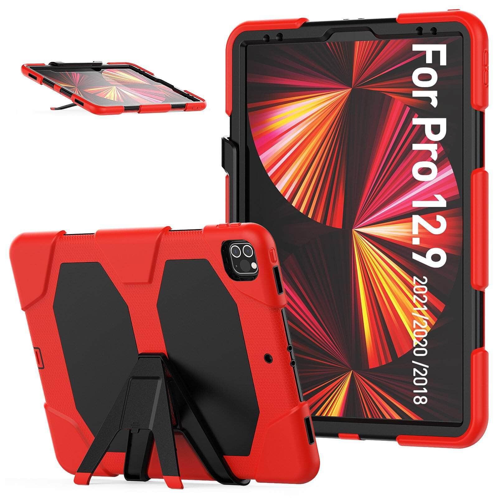 CaseBuddy Australia Casebuddy iPad Pro 12.9 2021 Tough Box Shockproof Thick Silicone Rugged Cover
