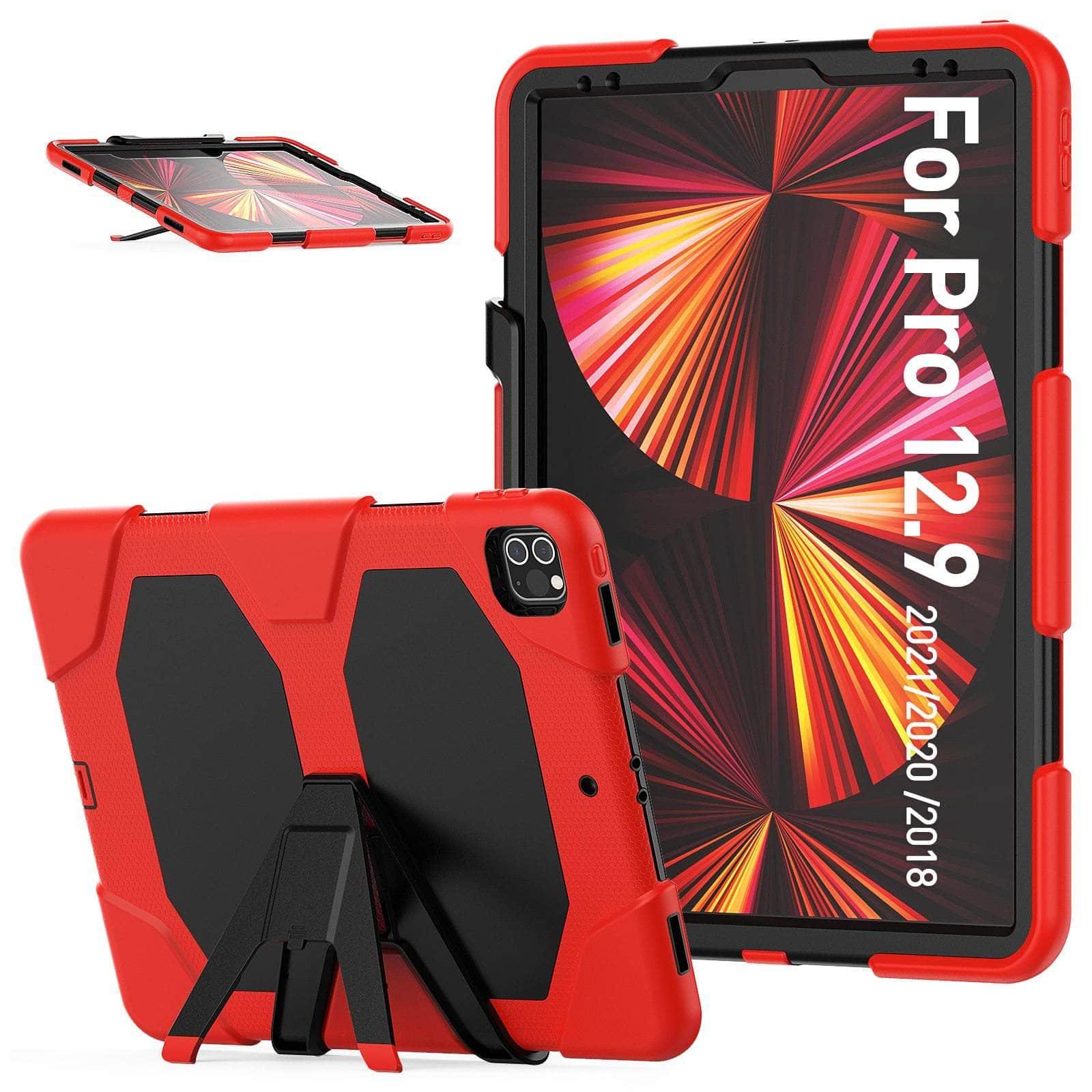 CaseBuddy Australia Casebuddy iPad Pro 12.9 2021 Tough Box Shockproof Thick Silicone Rugged Cover