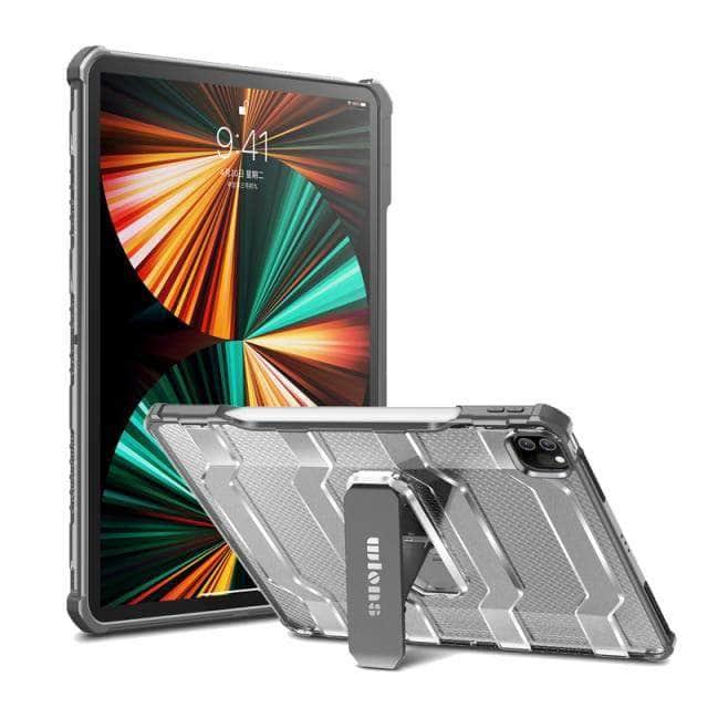 CaseBuddy Australia Casebuddy Grey Case / for iP Pro 12.9 2018 iPad Pro 12.9 Military Explorer Anti Falling Full Protection Rugged Cover