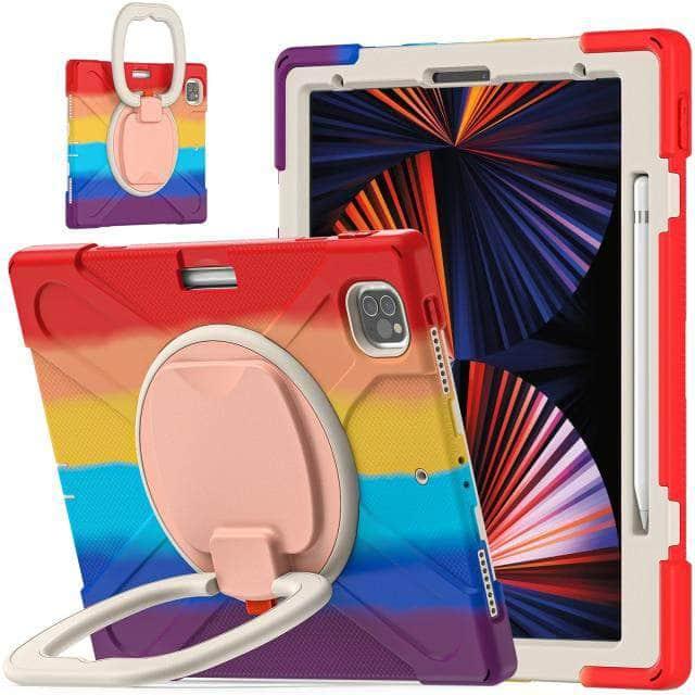 CaseBuddy Australia Casebuddy Colourful Red / For iPadPro12.9 2018 iPad Pro 12.9 Shockproof Armor Heavy Protective Rugged Case