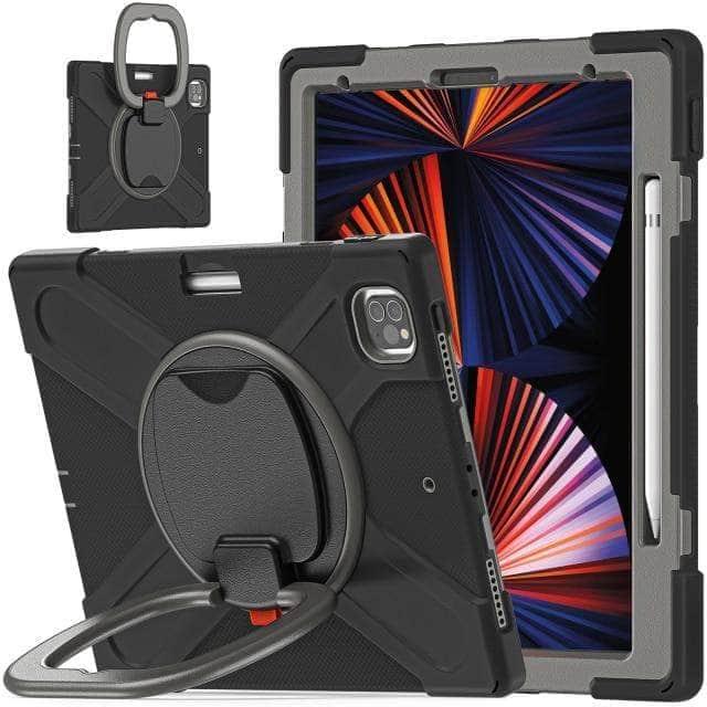 CaseBuddy Australia Casebuddy Black Gray / For iPadPro12.9 2021 iPad Pro 12.9 Shockproof Armor Heavy Protective Rugged Case