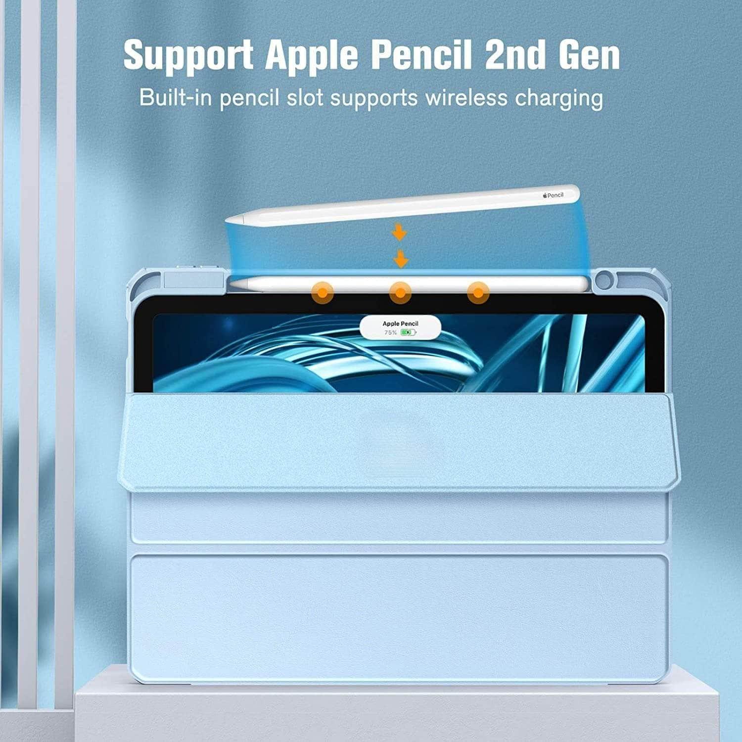 CaseBuddy Australia Casebuddy iPad Pro 2021 Apple Pencil Holder Wireless Charging Case