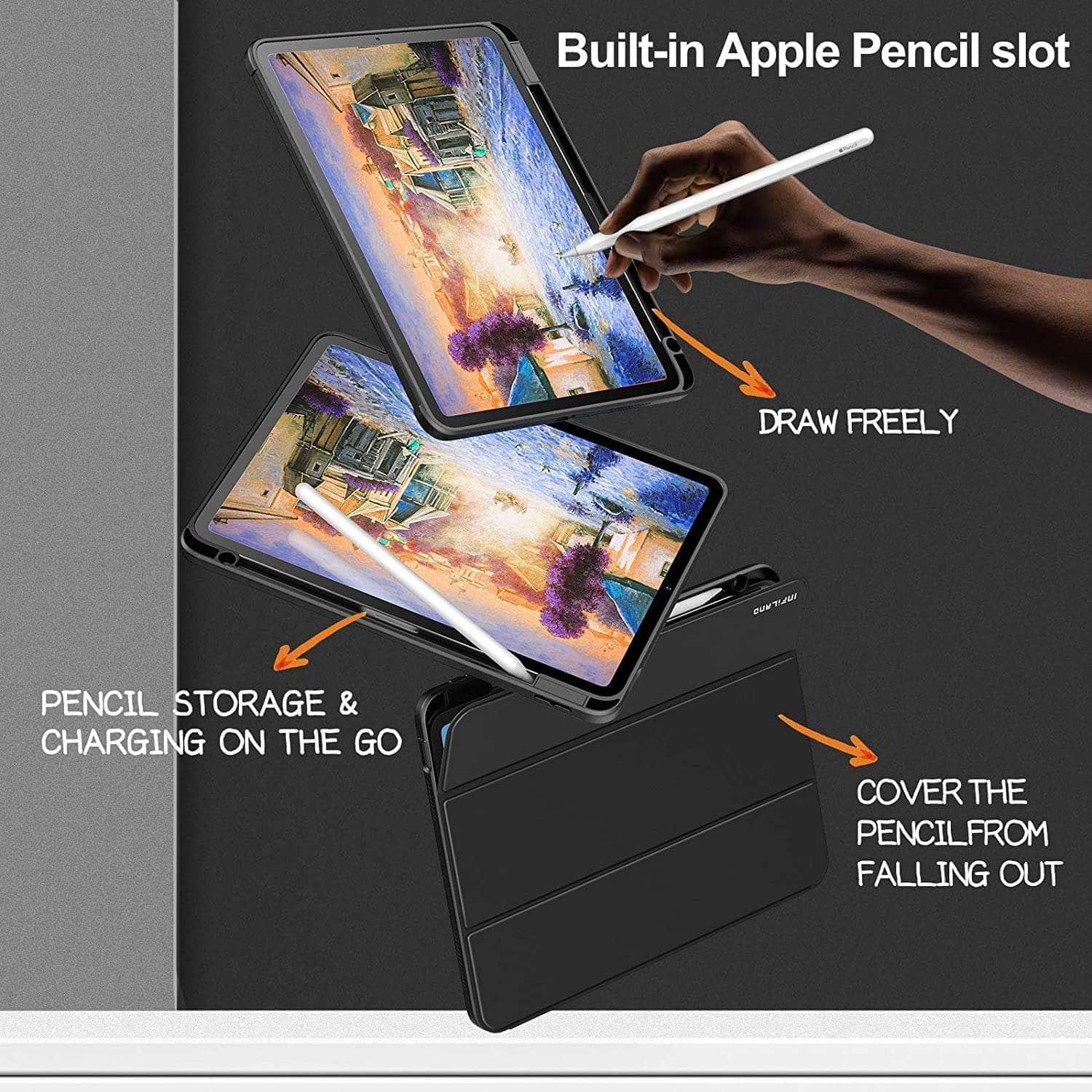 CaseBuddy Australia Casebuddy iPad Pro 2021 Apple Pencil Holder Wireless Charging Case