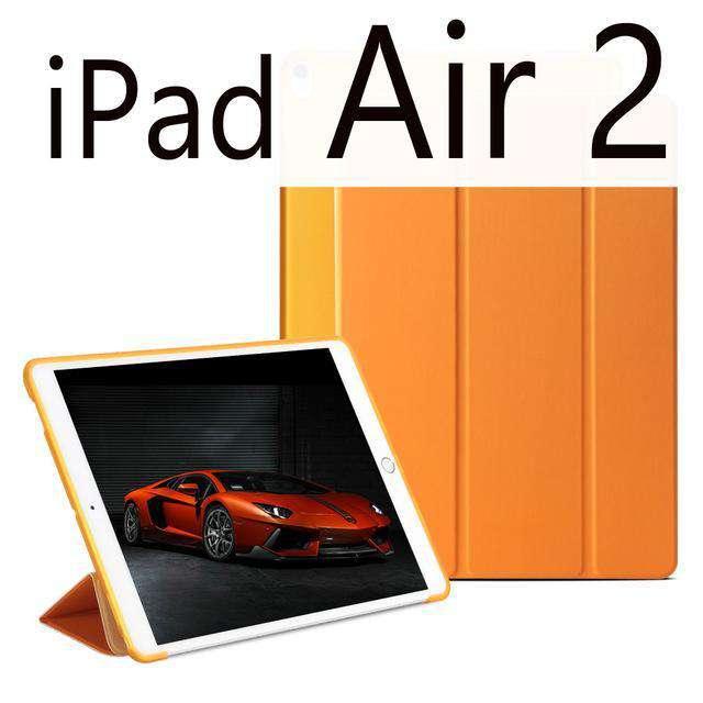 iPad Pro 9.7 Air 2 Silicone Soft Smart Cover Folio Stand Auto Sleep/Wake up - CaseBuddy