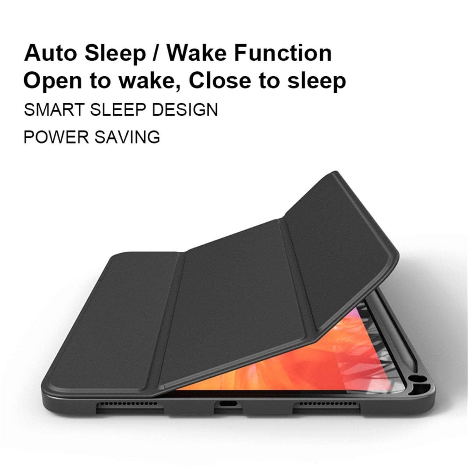 CaseBuddy Australia Casebuddy iPad Pro Protective Leather Look Bracket Automatic Sleep Wake Up Case