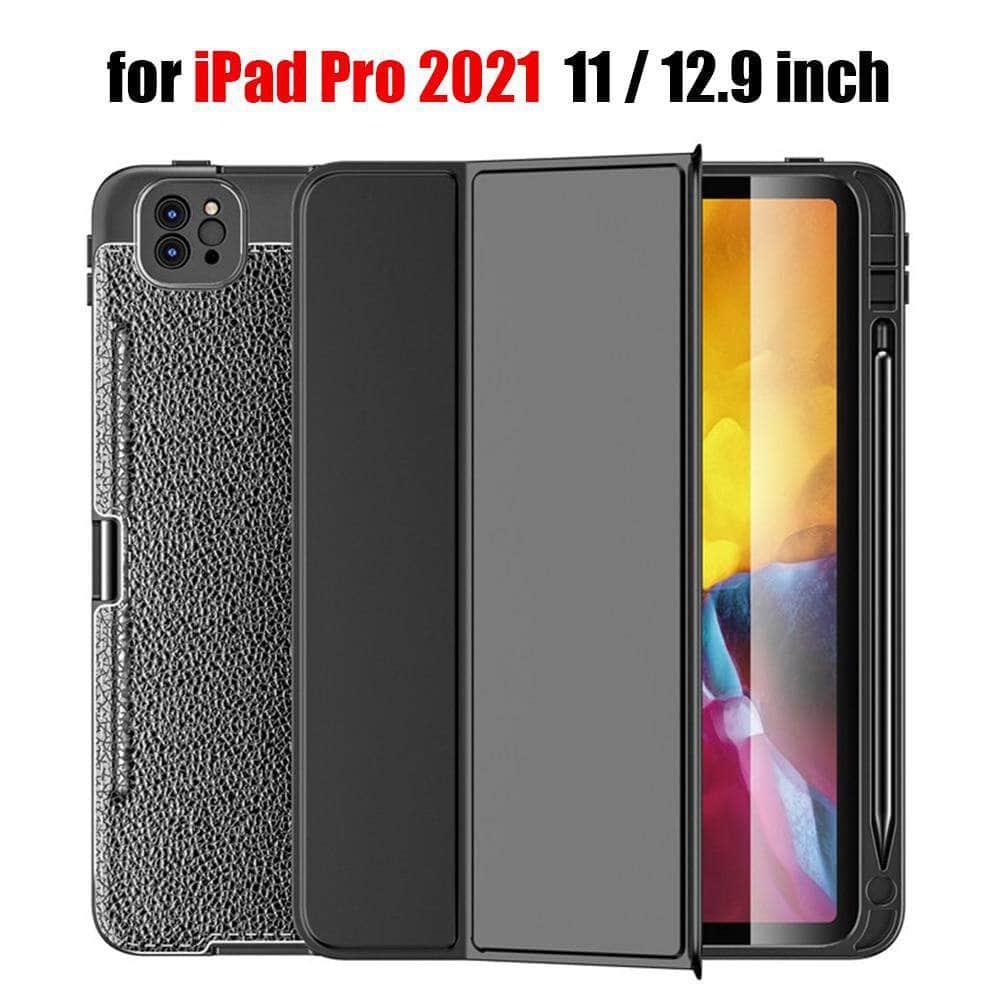 CaseBuddy Australia Casebuddy iPad Pro Protective Leather Look Bracket Automatic Sleep Wake Up Case