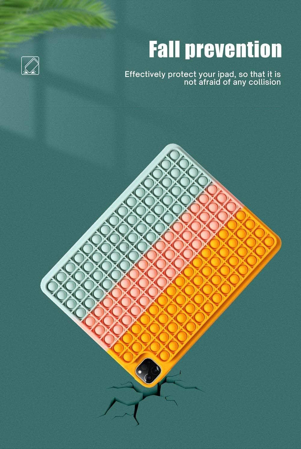 CaseBuddy Australia Casebuddy iPad Push It Bubble Soft Silicone Stress Relief Case