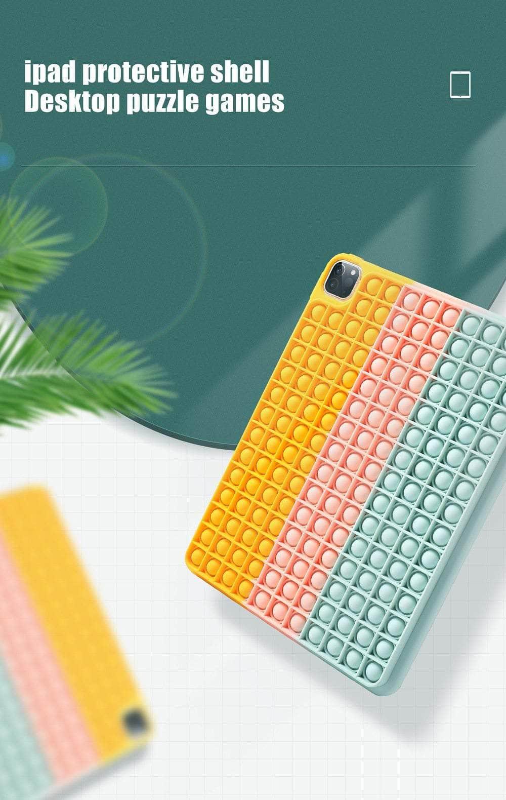 CaseBuddy Australia Casebuddy iPad Push It Bubble Soft Silicone Stress Relief Case