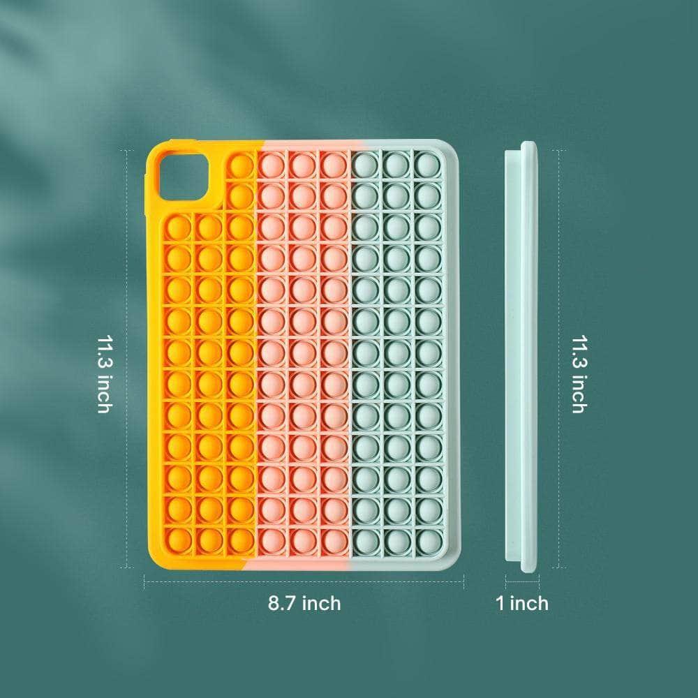 CaseBuddy Australia Casebuddy iPad Push It Bubble Soft Silicone Stress Relief Case