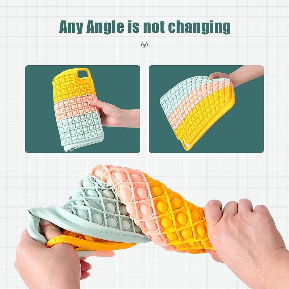 CaseBuddy Australia Casebuddy iPad Push It Bubble Soft Silicone Stress Relief Case