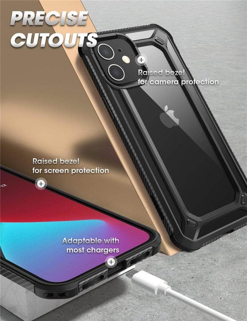iPhone 12  6.1 (2020) SUPCASE UB EXO Series Premium Hybrid Protective Clear Case - CaseBuddy