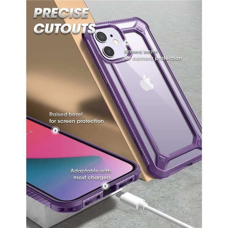 iPhone 12  6.1 (2020) SUPCASE UB EXO Series Premium Hybrid Protective Clear Case - CaseBuddy
