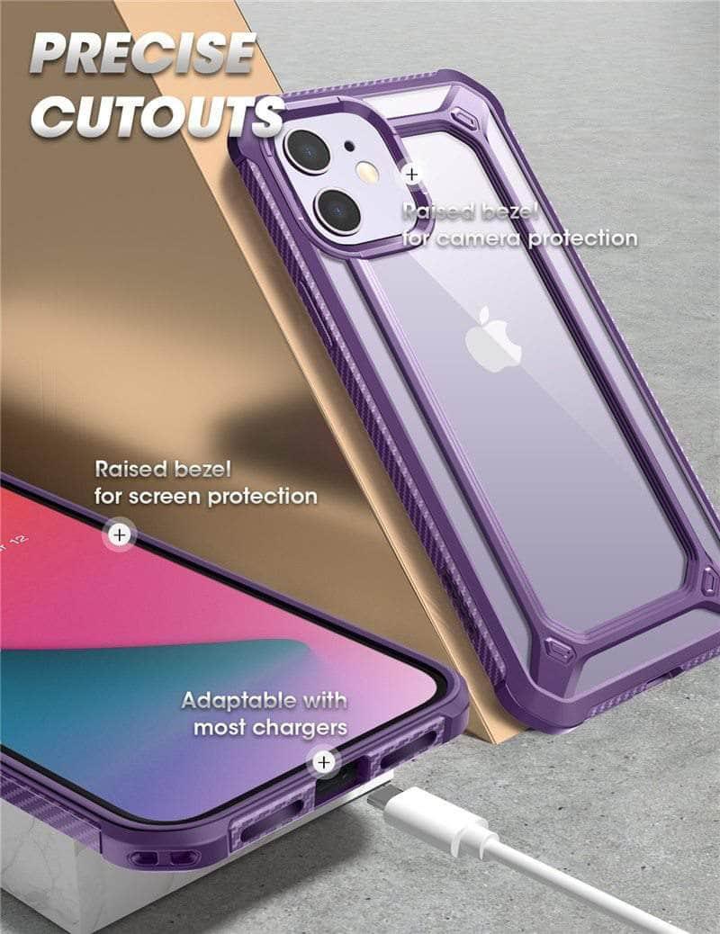 iPhone 12  6.1 (2020) SUPCASE UB EXO Series Premium Hybrid Protective Clear Case - CaseBuddy