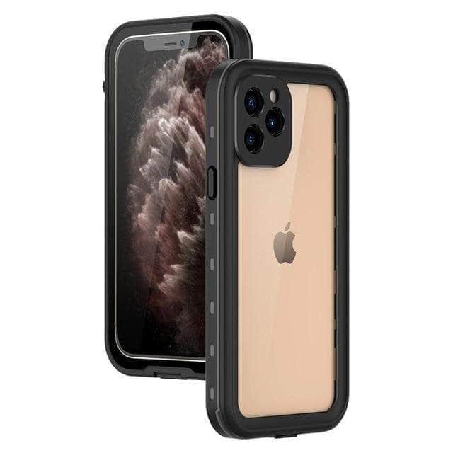 CaseBuddy Australia Casebuddy iphone 12 pro / Black iPhone 12 Outdoor Waterproof Mobile Phone Case