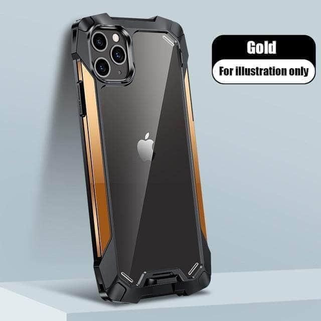 CaseBuddy Australia Casebuddy For 12 Pro Max / Gold iPhone 12 Silicone Military Grade Drop Protection Case