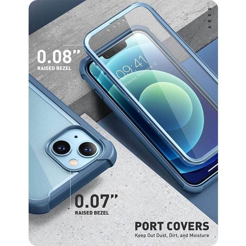 CaseBuddy Australia Casebuddy iPhone 13 I-BLASON Ares Dual Layer Rugged Clear Bumper