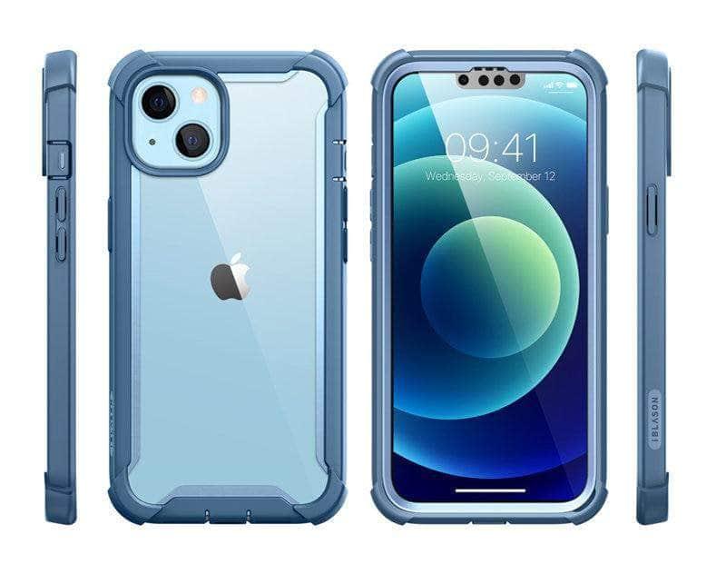 CaseBuddy Australia Casebuddy iPhone 13 I-BLASON Ares Dual Layer Rugged Clear Bumper