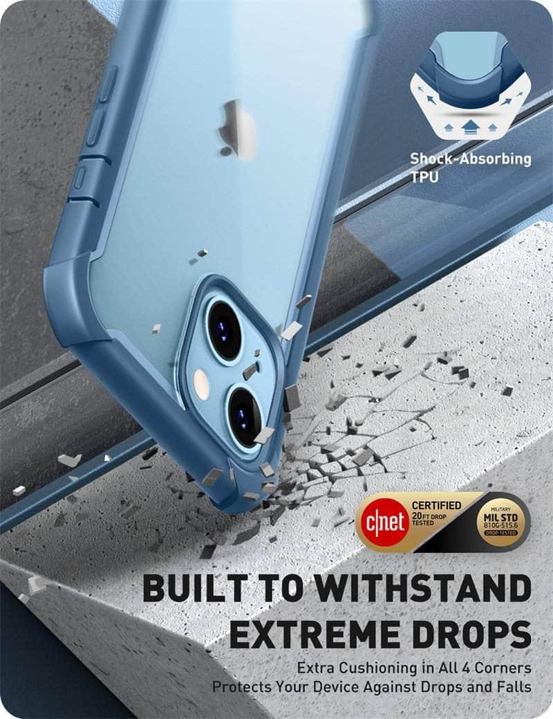 CaseBuddy Australia Casebuddy iPhone 13 I-BLASON Ares Dual Layer Rugged Clear Bumper