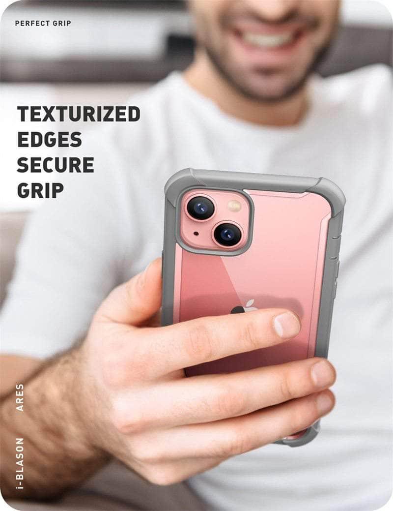 CaseBuddy Australia Casebuddy iPhone 13 I-BLASON Ares Dual Layer Rugged Clear Bumper