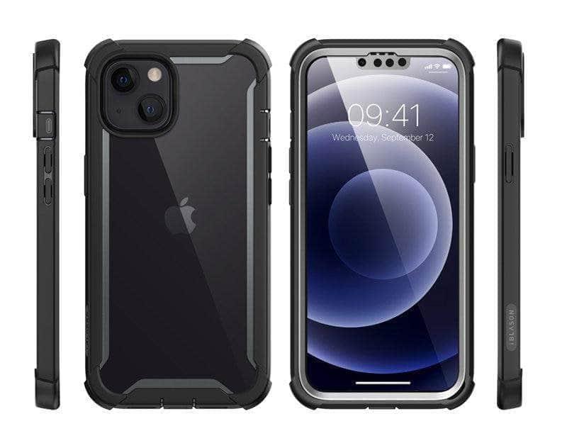 CaseBuddy Australia Casebuddy iPhone 13 I-BLASON Ares Dual Layer Rugged Clear Bumper