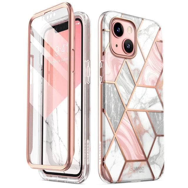CaseBuddy Australia Casebuddy PC + TPU / Marble iPhone 13 I-BLASON Cosmo Glitter Marble Bumper