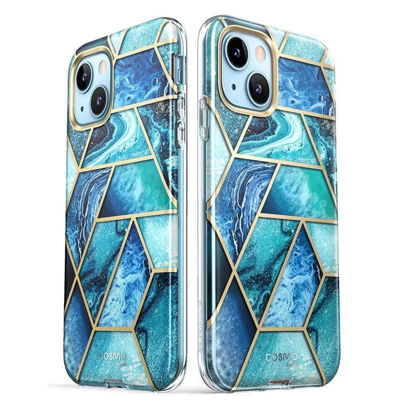 CaseBuddy Australia Casebuddy iPhone 13 I-BLASON Cosmo Glitter Marble Bumper