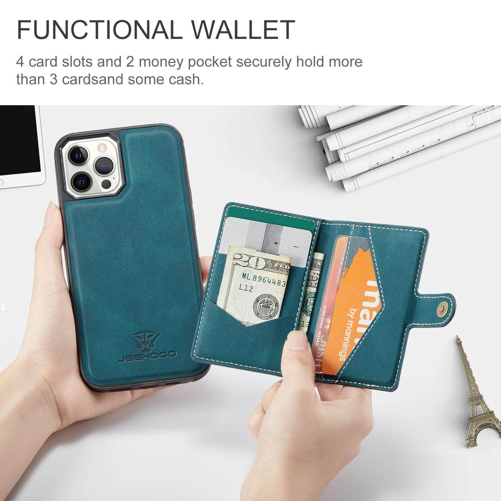 CaseBuddy Australia Casebuddy iPhone 13 Mini Back Leather Card Holder Case