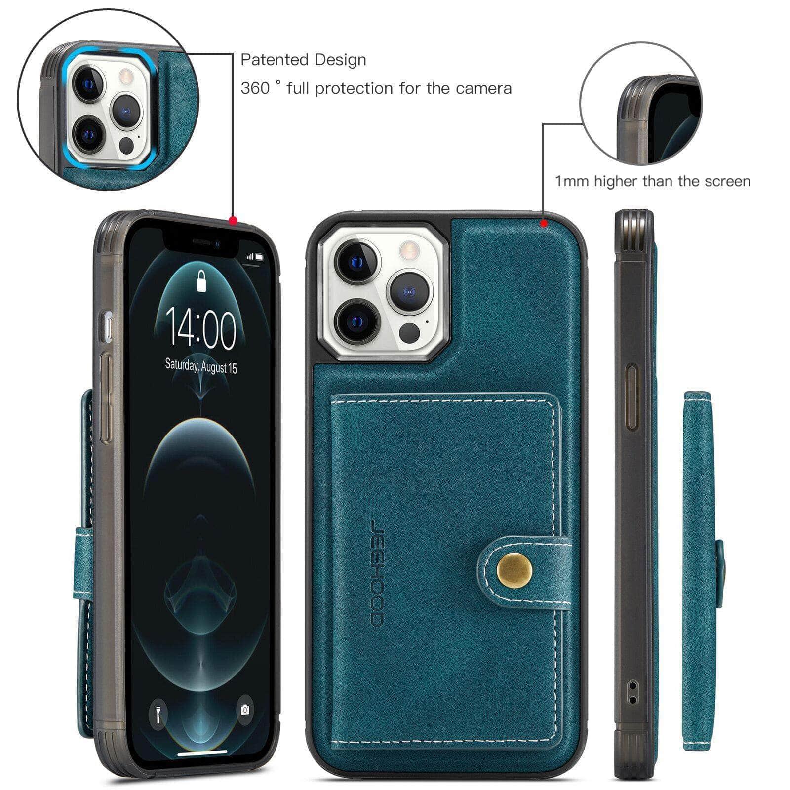CaseBuddy Australia Casebuddy iPhone 13 Mini Back Leather Card Holder Case