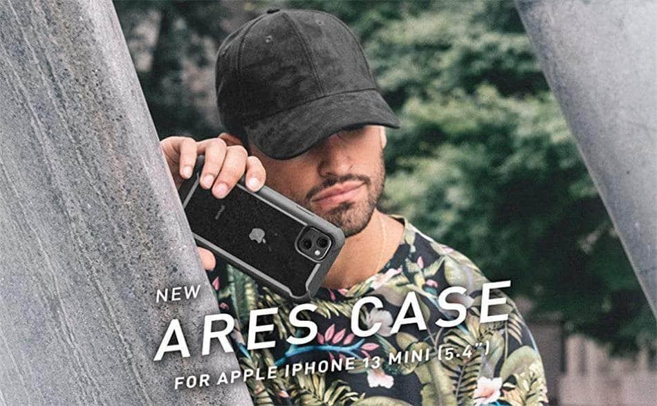 CaseBuddy Australia Casebuddy iPhone 13 Mini I-BLASON Ares Dual Layer Rugged Clear Bumper