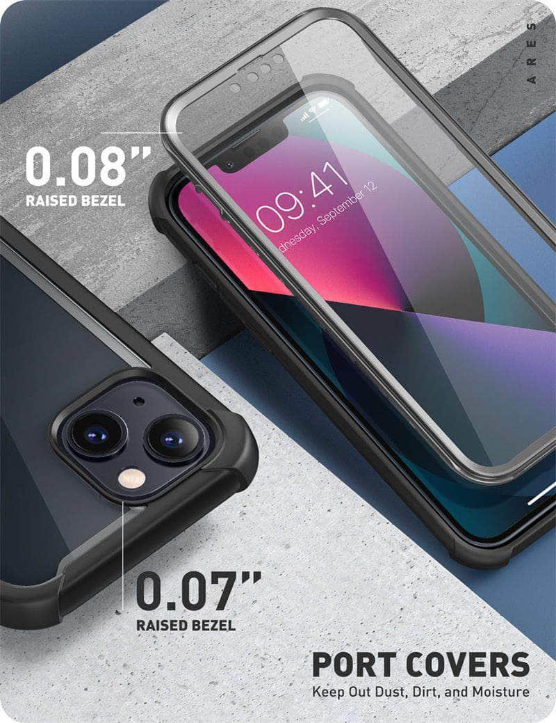 CaseBuddy Australia Casebuddy iPhone 13 Mini I-BLASON Ares Dual Layer Rugged Clear Bumper
